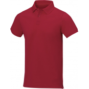 Męskie polo Calgary z krótkim rękawem 200 g/m², l, czerwony