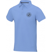 Męskie polo Calgary z krótkim rękawem 200 g/m², s, niebieski