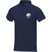 Męskie polo Calgary z krótkim rękawem 200 g/m², 3xl, niebieski