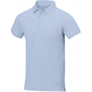 Męskie polo Calgary z krótkim rękawem 200 g/m², s, niebieski