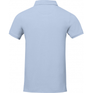 Męskie polo Calgary z krótkim rękawem 200 g/m², l, niebieski