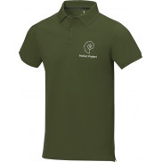 Męskie polo Calgary z krótkim rękawem 200 g/m², l, zielony