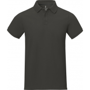 Męskie polo Calgary z krótkim rękawem 200 g/m², l, szary