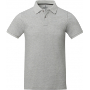 Męskie polo Calgary z krótkim rękawem 200 g/m², s, szary