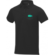Męskie polo Calgary z krótkim rękawem 200 g/m², xs, czarny