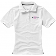 Damskie polo Calgary z krótkim rękawem 200 g/m², xxl, biały