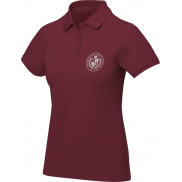 Damskie polo Calgary z krótkim rękawem 200 g/m², m, czerwony