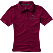 Damskie polo Calgary z krótkim rękawem 200 g/m², s, czerwony