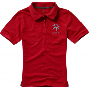 Damskie polo Calgary z krótkim rękawem 200 g/m², xxl, czerwony