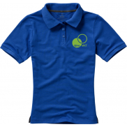 Damskie polo Calgary z krótkim rękawem 200 g/m², xs, niebieski