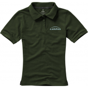 Damskie polo Calgary z krótkim rękawem 200 g/m², s, zielony