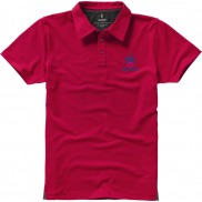 Męskie polo Markham z krótkim rękawem ze stretchu 200 g/m², s, czerwony