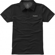 Męskie polo Markham z krótkim rękawem ze stretchu 200 g/m², s, czarny