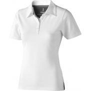 Damskie polo Markham z krótkim rękawem ze stretchu 200 g/m², l, biały