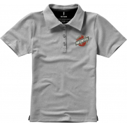 Damskie polo Markham z krótkim rękawem ze stretchu 200 g/m², m, szary