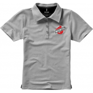 Damskie polo Markham z krótkim rękawem ze stretchu 200 g/m², l, szary