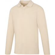 Męskie polo Calgary z długim rękawem 180 g/m², 3xl, piasek pustyni