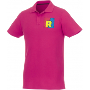 Helios - koszulka męska polo z krótkim rękawem 180 g/m², xs, różowy