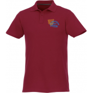 Helios - koszulka męska polo z krótkim rękawem 180 g/m², xs, czerwony