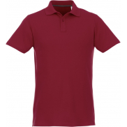 Helios - koszulka męska polo z krótkim rękawem 180 g/m², l, czerwony