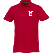 Helios - koszulka męska polo z krótkim rękawem 180 g/m², xxl, czerwony