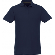 Helios - koszulka męska polo z krótkim rękawem 180 g/m², l, niebieski