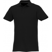 Helios - koszulka męska polo z krótkim rękawem 180 g/m², s, czarny