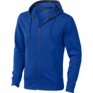 Unisex rozpinana bluza z kapturem Arora 300 g/m², xxs, niebieski