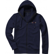 Unisex rozpinana bluza z kapturem Arora 300 g/m², s, niebieski
