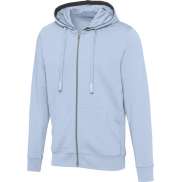 Unisex rozpinana bluza z kapturem Arora 300 g/m², s, niebieski