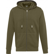 Unisex rozpinana bluza z kapturem Arora 300 g/m², m, zielony