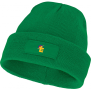 Czapka typu beanie Boreas z naszywką, zielony