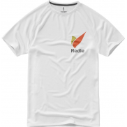 Męski T-shirt Niagara z krótkim rękawem z dzianiny Cool Fit odprowadzającej wilgoć 145 g/m², xs, biały