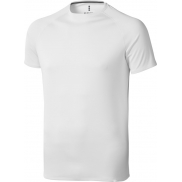 Męski T-shirt Niagara z krótkim rękawem z dzianiny Cool Fit odprowadzającej wilgoć 145 g/m², xl, biały
