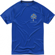 Męski T-shirt Niagara z krótkim rękawem z dzianiny Cool Fit odprowadzającej wilgoć 145 g/m², xs, niebieski