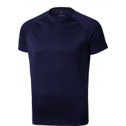Męski T-shirt Niagara z krótkim rękawem z dzianiny Cool Fit odprowadzającej wilgoć 145 g/m², m, niebieski