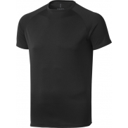Męski T-shirt Niagara z krótkim rękawem z dzianiny Cool Fit odprowadzającej wilgoć 145 g/m², xxl, czarny