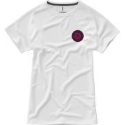 Damski T-shirt Niagara z krótkim rękawem z dzianiny Cool Fit odprowadzającej wilgoć 145 g/m², s, biały