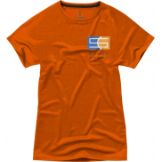 Damski T-shirt Niagara z krótkim rękawem z dzianiny Cool Fit odprowadzającej wilgoć 145 g/m², l, pomarańczowy