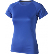 Damski T-shirt Niagara z krótkim rękawem z dzianiny Cool Fit odprowadzającej wilgoć 145 g/m², xl, niebieski