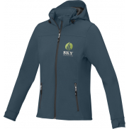 Damska kurtka softshell Langley, l, niebieski