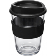 Kubek Americano® Cortado o pojemności 300 ml z uchwytem, czarny