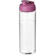 Bidon H2O Vibe o pojemności 850 ml z otwieranym wieczkiem, biały, różowy