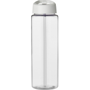 Bidon H2O Vibe o pojemności 850 ml z wieczkiem z dzióbkiem, biały