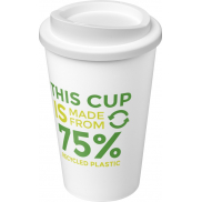 Kubek Americano Eco z recyklingu o pojemności 350 ml, biały