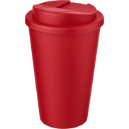 Kubek Americano® 350 ml z pokrywką chroniącą przed rozlaniem, czerwony