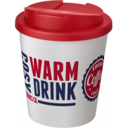 Americano® Espresso 250 ml tumbler with spill-proof lid, biały, czerwony