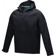 Męska kurtka softshell Coltan z materiałów z recyclingu z certyfikatem GRS, l, czarny