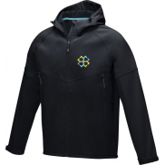 Męska kurtka softshell Coltan z materiałów z recyclingu z certyfikatem GRS, 3xl, czarny