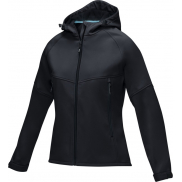 Damska kurtka softshell Coltan z materiałów z recyclingu z certyfikatem GRS, m, czarny